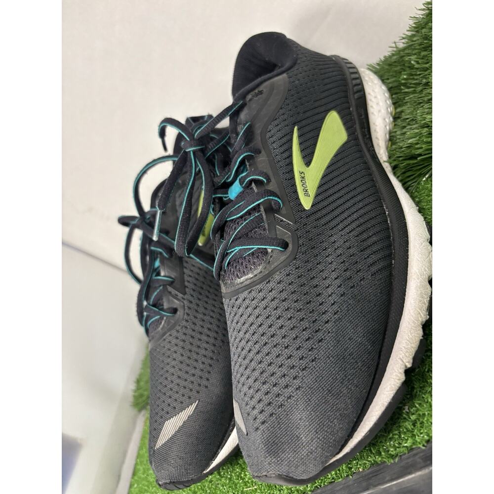 Brooks Adrenaline GTS 20 Mens Size 10.5 Black Athletic Running Shoes Sneakers - Picture 2 of 8